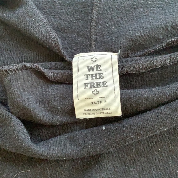 Free people batwing black sweater - Picture 3 of 4